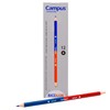 Campus University 20462 - Dual-Colour Hexagonal Pencil, Pack of 12