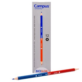 Campus University 20462 - Dual-Colour Hexagonal Pencil, Pack of 12