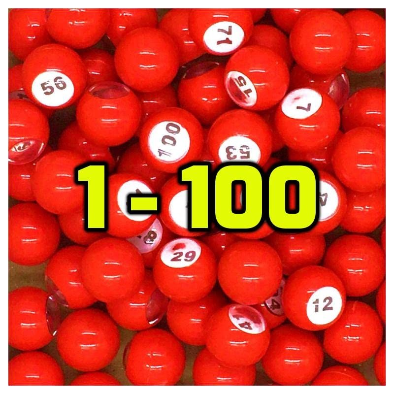 Tapp Collections Raffle Balls Number Set (1-100)