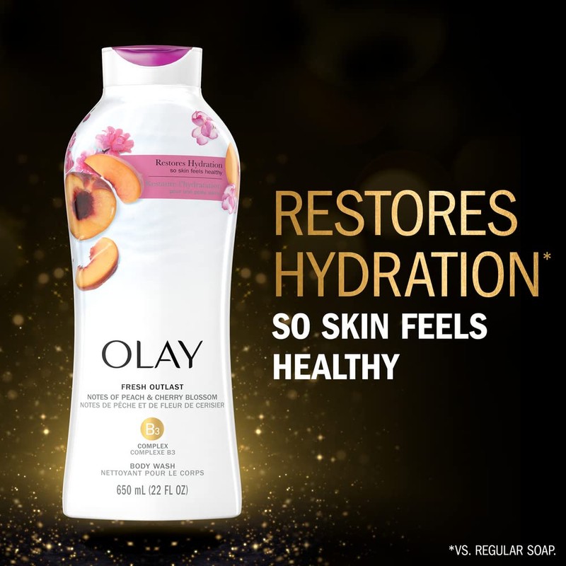 Olay Fresh Outlast Paraben Free Body Wash with Energizing Notes