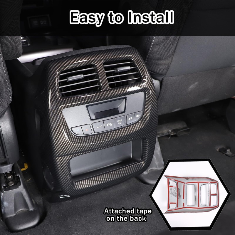 HIRUFAIT Rear Air Vent Outlet Frame Trim for Honda Pilot