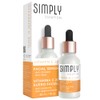 Simply Solution Suero Facial con Vitamina C 20%, Antioxidante, Anti-manchas,