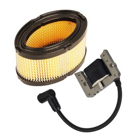 HIFROM Solid State Module Ignition Coil Replacement for Tecumseh 35135 35135A 35135B HM80 HM90 HM100 OHSK90 OHSK100 with Air Filter Replacement for 33268 33263 M49746 30-100 Engines