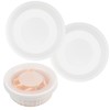 Purekra Silicone Lids for CorningWare 16-Ounce Round Dish, 2 Pack