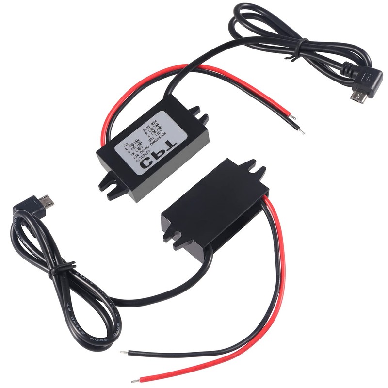 Aoicrie DC-DC 12V to 5V 3A Micro Dual USB Converter