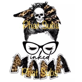 Unbranded Sublimation Print Leopard Inked Mama Ready To Press Heat Transfer