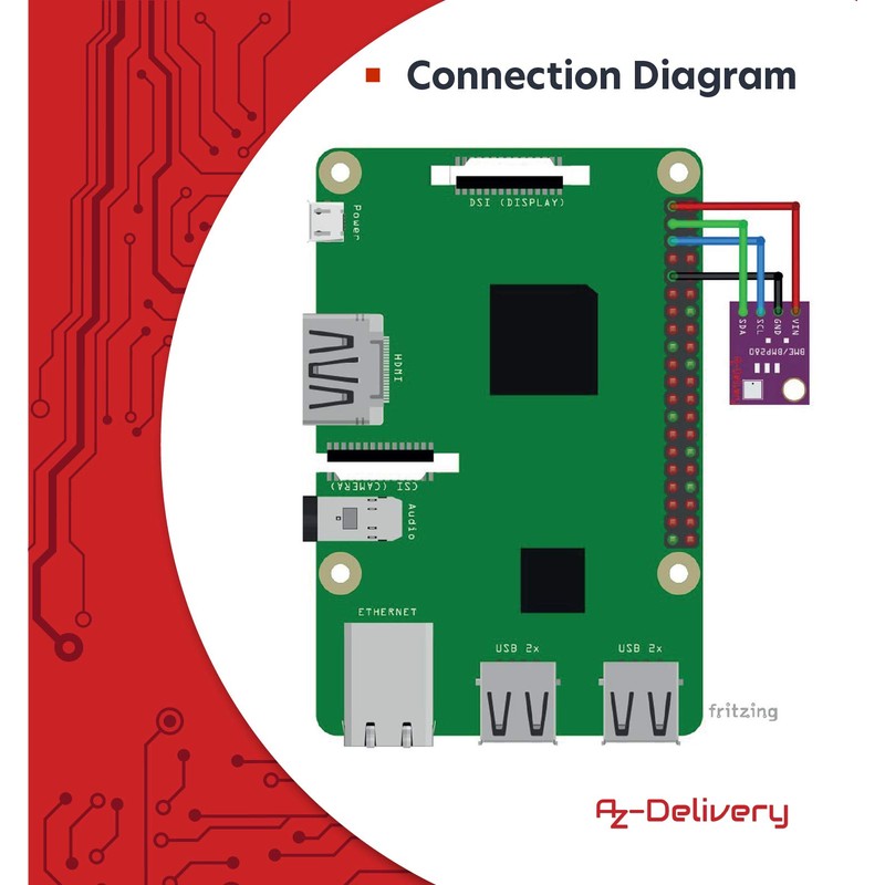 AZDelivery GY-BME280 Barometric Sensor Parent