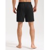 BALEAF Swim Shorts Men Rash Guard Swimming Trunks with Zip