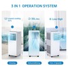 8,000 BTU Portable Air Conditioner, 3-In-1 Portable AC Unit With
