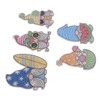 DIY Rhinestone Painting Keychains Cute Dwarfs Shape Stress Relief Improve