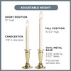 Celestial Lights Set of 4 Battery Operated Window Candles with