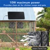 Solar Powered Exhaust Fan Professional 10W High Efficiency Double Fans