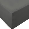 ACRALI HOME Single Fitted Sheet - Grey Bottom Sheet for
