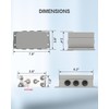 Jamgoer 500A 12V Bus Bar Heavy Duty Power Distribution Block