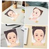 OATIPHO 2Pcs Reusable Face Paint Practice Board for Washable Makeup