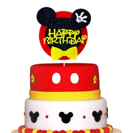 Decoración para tartas y cupcakes de Mickey