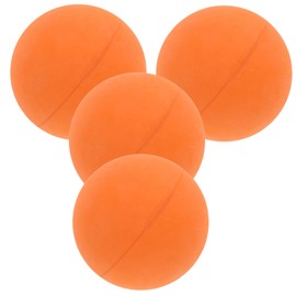 VICASKY 4pcs Orange Mini Bouncy Rubber Balls for Reaction Training and Exercise Portable High Elasticity Softballs for Fitness and Professional Squash Practice