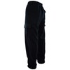 Mens Cargo Sweatpants with Drawstrings (4XL, 652-BLACK)