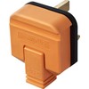 Heavy-Duty 13 Amp UK 3-Pin Mains Plug ( Orange) |