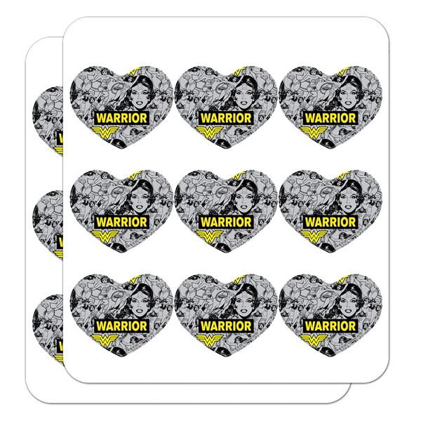 Wonder Woman Warrior Pattern Heart Shaped Planner Calendar Scrapbook Craft