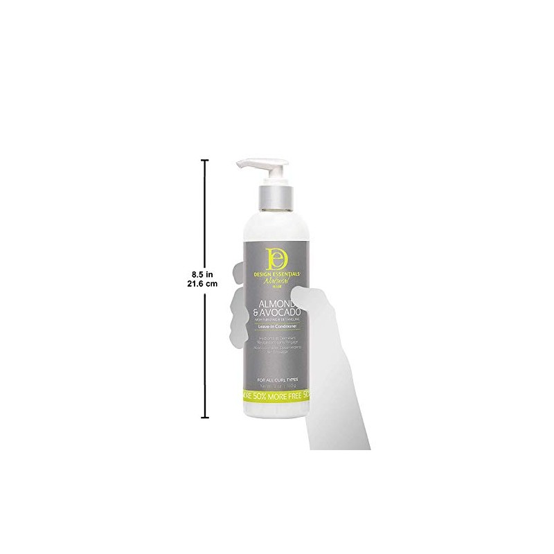Design Essentials Natural Almond & Avocado, Moisturizing & Detangling Leave-In