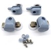 8 Pcs Top/Bottom Shower Door ROLLERS/Runners/Pulleys/Wheels bathroom Replacement Parts 22mm
