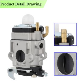 PB-755H Carburetor A226000032 with Air Fuel Filter Tune-up kit Replacement for Echo PB-755H PB-755SH PB-755T PB-651HT Replacement for Shindaiwa EB633RT Backpack Blower Replace WYK-192 WYK-192-1
