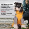 JIEYOUTA Impermeable para Perros, con Capucha Desmontable, Chaqueta y Impermeable