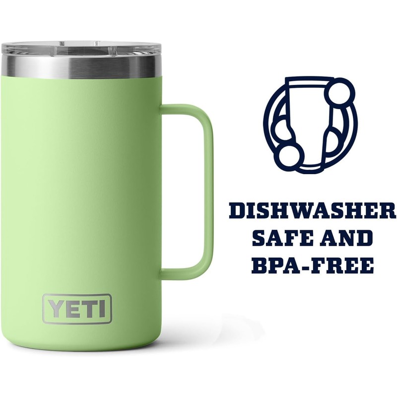 YETI Rambler Jug, Stainless Steel, Key Lime, 24 oz