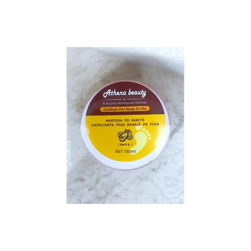 Manteca De Karité Exfoliante Para Pies Athena Beauty 180ml