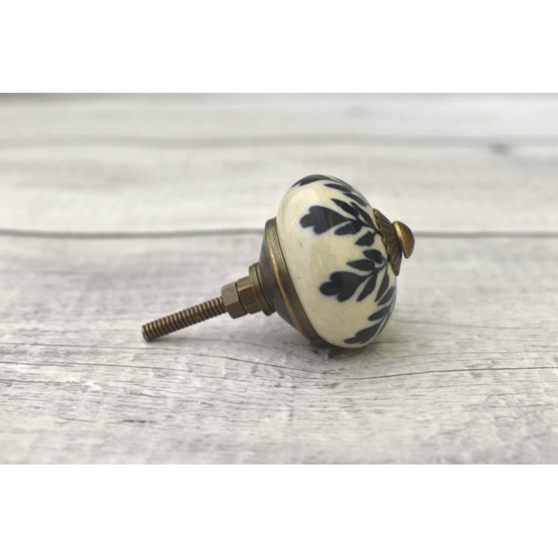 ARTISNO Ceramic Knobs for Cabinets - Set of 10 Decorative