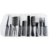 10 x Teasing Comb Set Comb Set Comb/Hair Comb Handle Comb