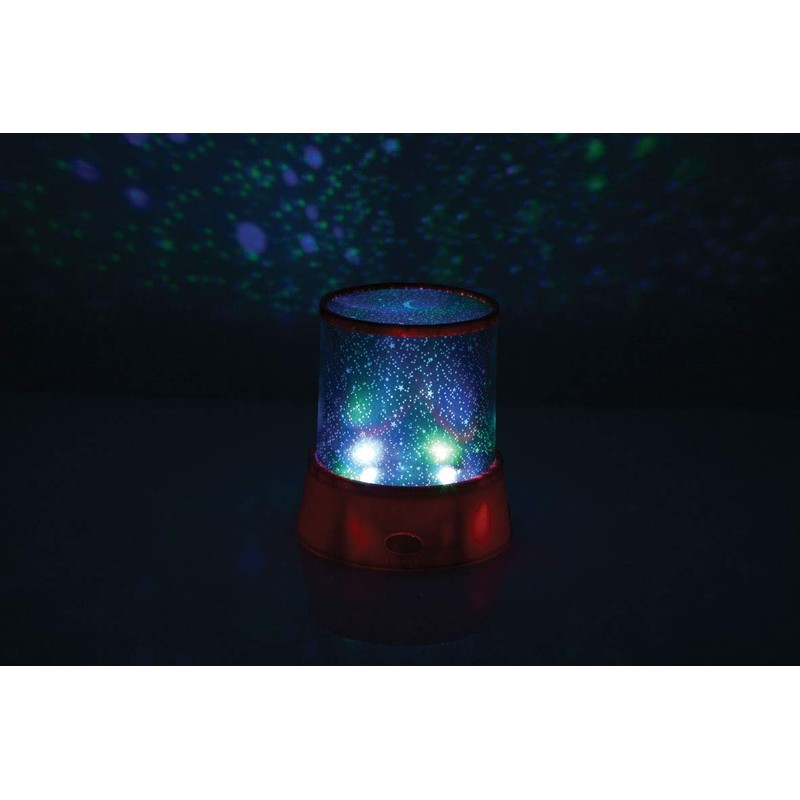 Red Night Lights for Kids- Star Design Projector Bedside Lamp