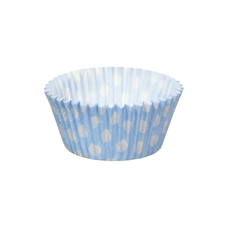 Holly Cupcakes 180 Excellent Quality Baby Blue Polka Dot Muffin