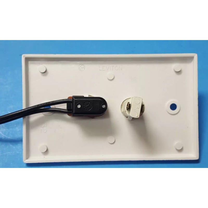 Leviton LIGHTED PUSHBUTTON TEST SWITCH , LEVITON , EMERGENCY SAFETY