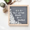 Felt Letter Board with 294 Letters, Numbers, Symbols - 10x10