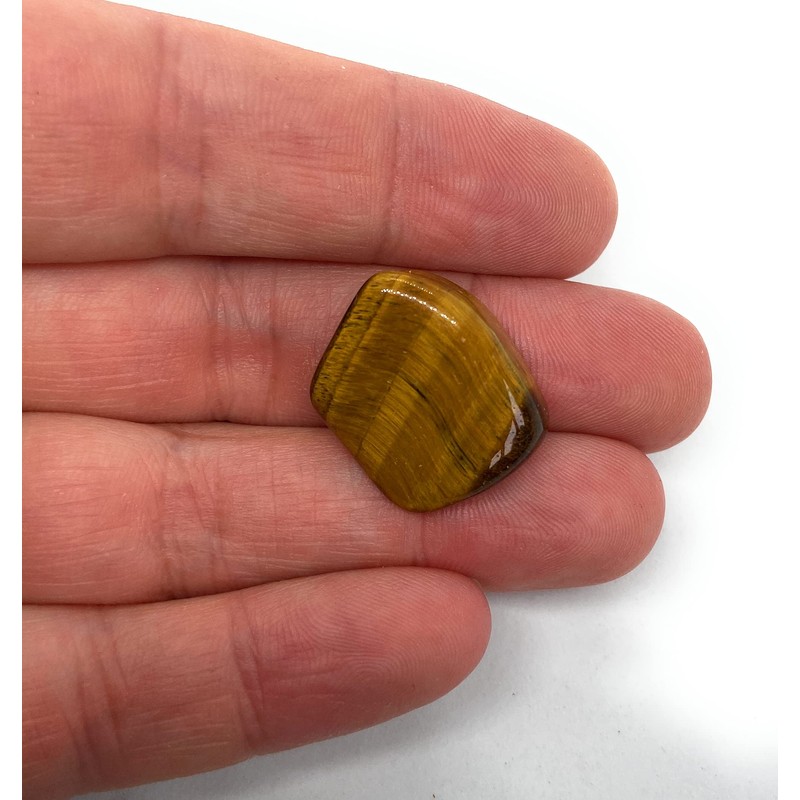  Tiger Eye Medium Tumble Stone - 1 Pc