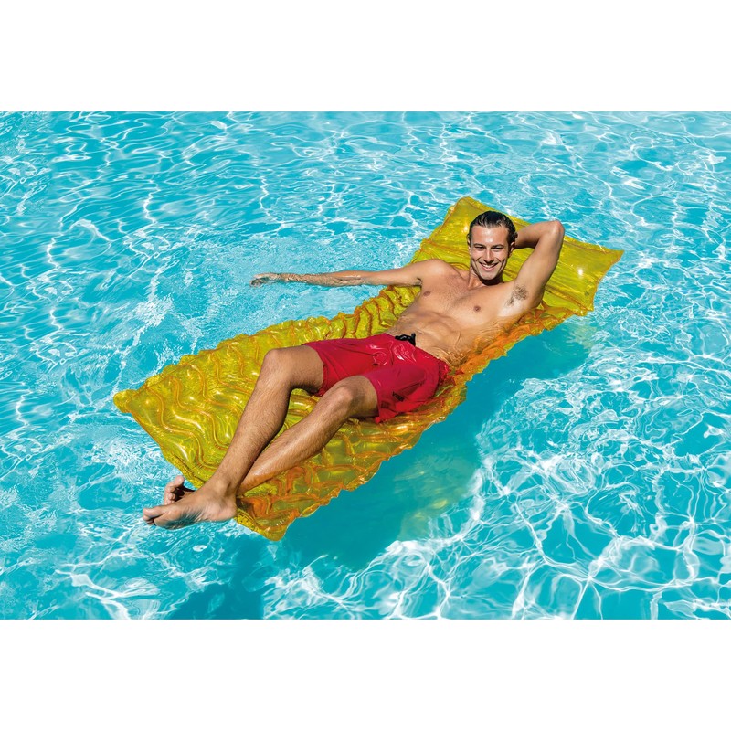 Intex Tote 'N Float Wave Mat Durable Vinyl Floating Inflatable
