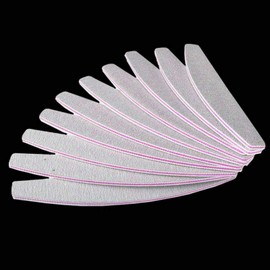 Double Sided Pedicure Nail Files 100 180 Grit Manicure Nail Care Sanding 5 PCS / 10 PCS (10 PCS)
