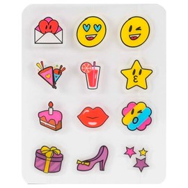 Parche Anti acné - Emoticon Holiday Vibes 36 piezas