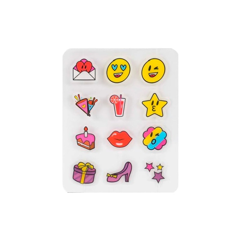 Parche Anti acné - Emoticon Holiday Vibes 36 piezas