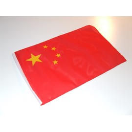 China Chinese Flag 30 x 45 cm with Hemstitch