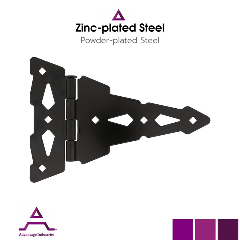 Advantage Industries 8” Self-Closing “T” Hinge | Industrial Stainless-Steel Gate