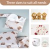 KASESSS Pack of 3 Bear Pattern Wet Bags, Nappy Bag,