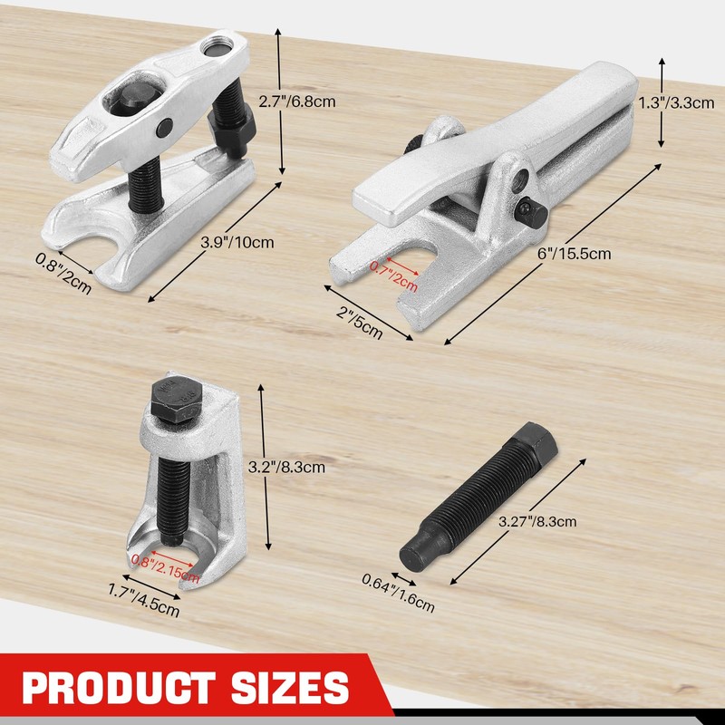 DASBET Ball Joint Separator Tool Kit Ball Joint Splitter Ball