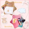 JSRQT 25 Pcs Baby Shower Stencils Baby Theme Fabric Stencils