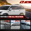 ISINLASSO Tape-On Rain Guards Compatible with Hyundai Santa FE 2024