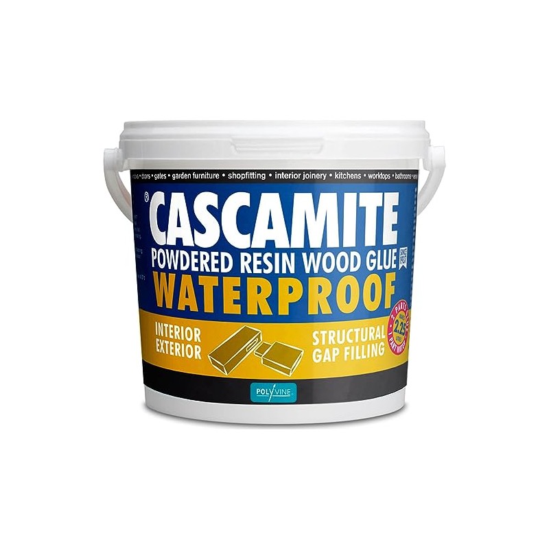 Polyvine CAS15KG Cascamite Powdered Resin Wood Glue 1.5kg,White