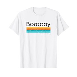 Vintage Boracay Philippines Retro Design T-Shirt