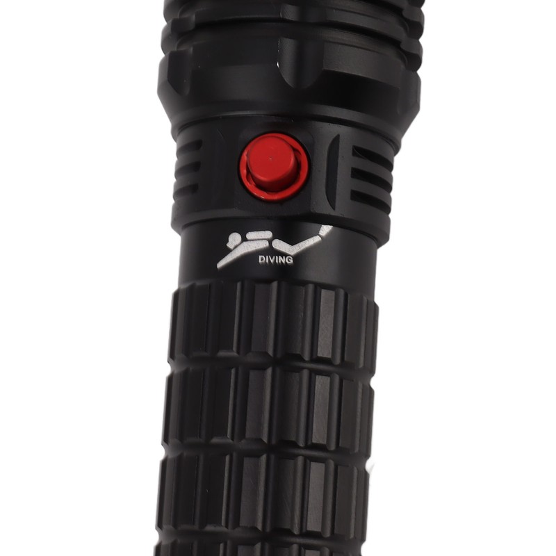 Professional Diving Flashlight with Magnetic Key Switch 3 Modes Super